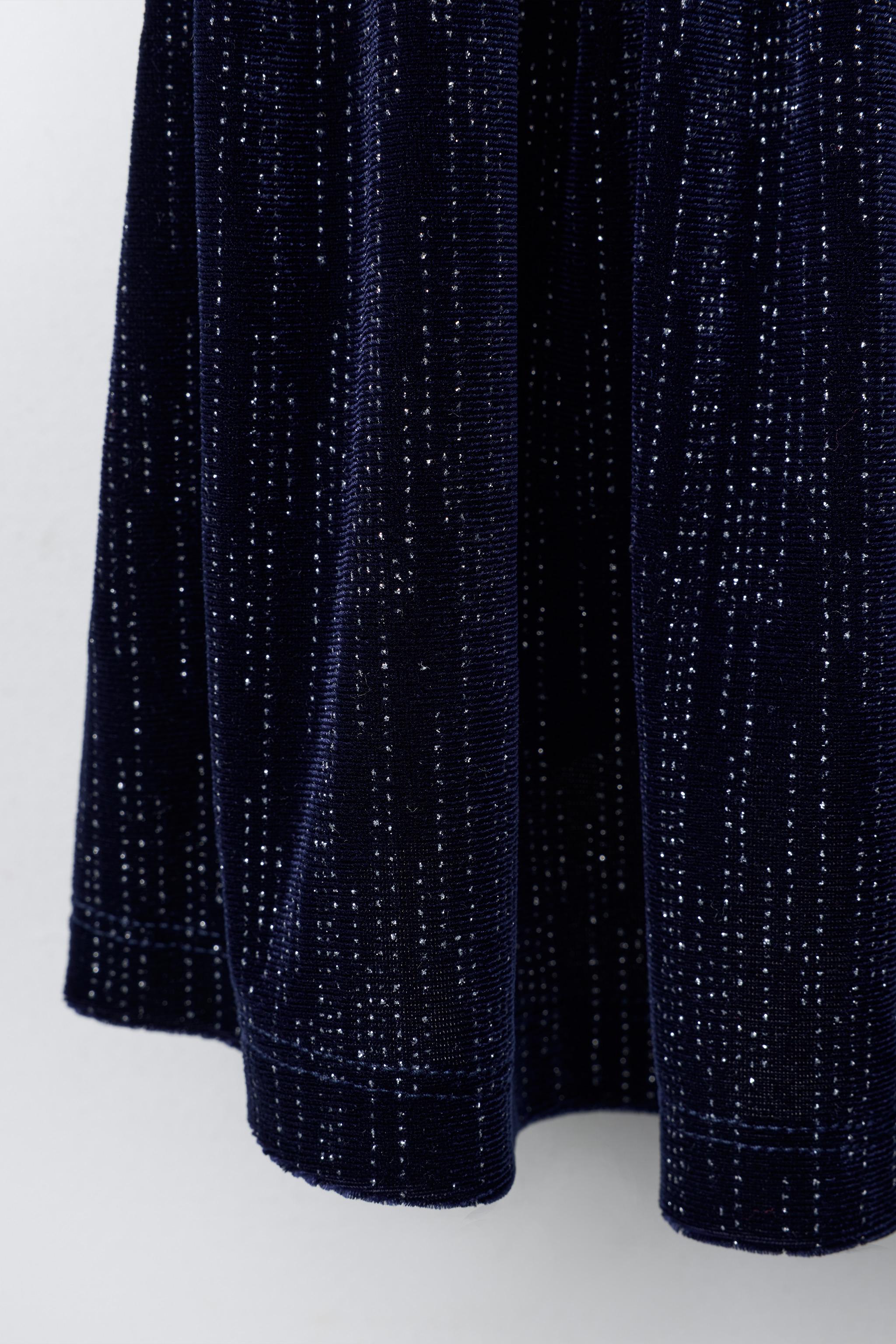 JUPE EN VELOURS BRILLANTE